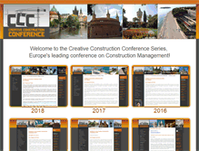Tablet Screenshot of creative-construction-conference.com